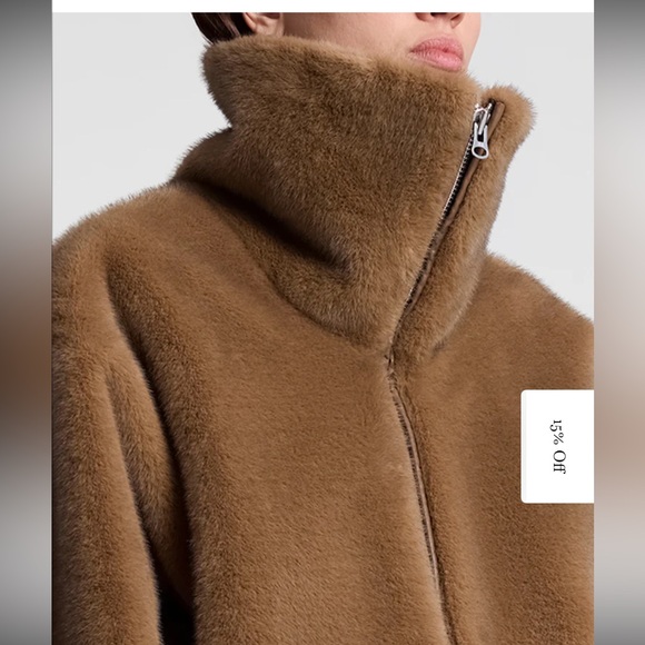 $655 A.L.C. Women's Hazel faux fur Jacket - Picture 2 of 15